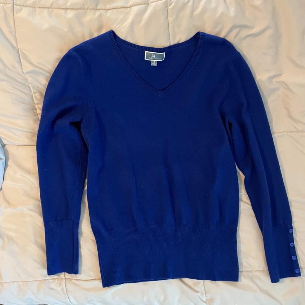Royal Blue Sweater - size small
